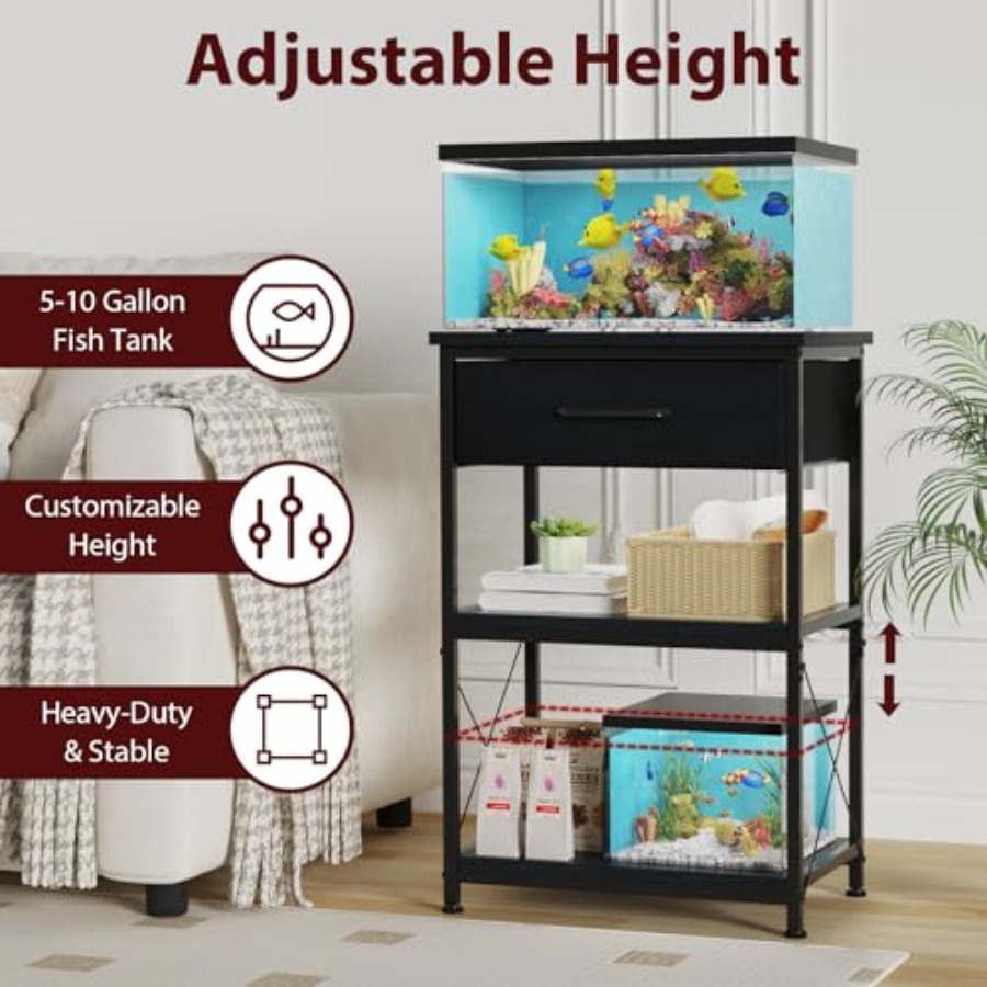 Fish Tank Stand Height Adjusta - огляд і ціна Aquarium Fish Accessories
