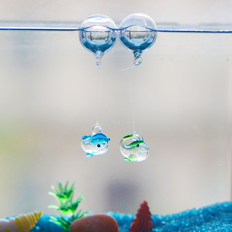 5PCS Glass Luminous Whale Floa - огляд і ціна Aquarium Fish Game