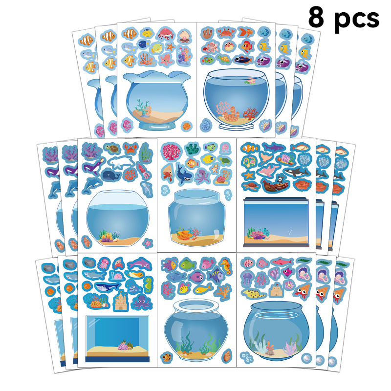 8Pcs Cute Cartoon Dream Fish T - огляд і ціна Aquarium Fish Game
